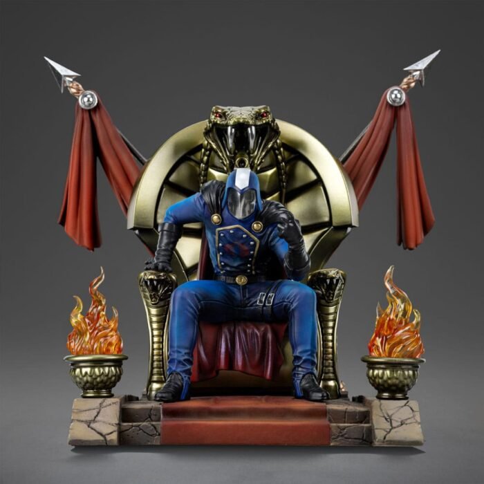 GI JOE ESTATUA 1/10 ART SCALE COBRA COMMANDER 25 CM IRON STUDIOS - Imagen 5