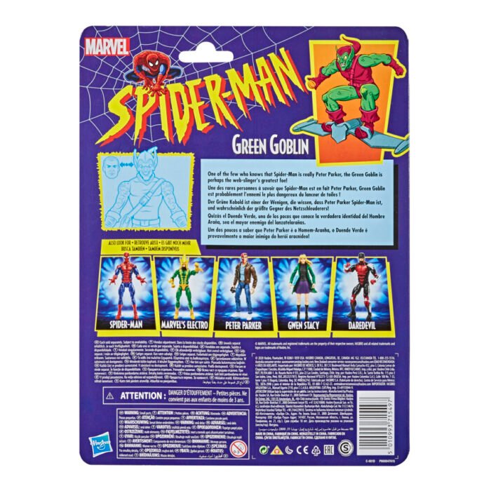 GREEN GOBLIN SPIDER-MAN MARVEL LEGENDS RETRO HASBRO 2
