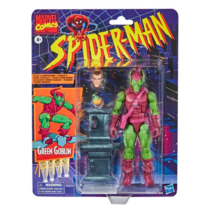 GREEN GOBLIN SPIDER-MAN MARVEL LEGENDS RETRO HASBRO 1