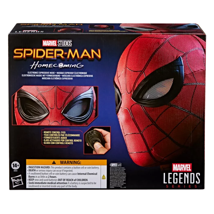 RÉPLICA MÁSCARA SPIDER-MAN HOME COMING HASBRO MARVEL STUDIOS 8