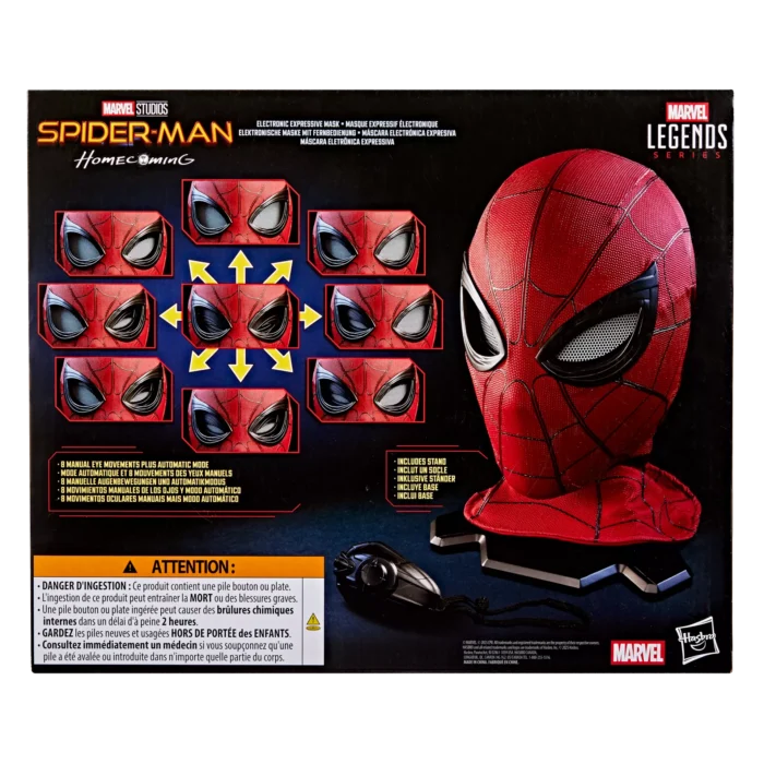 RÉPLICA MÁSCARA SPIDER-MAN HOME COMING HASBRO MARVEL STUDIOS 9
