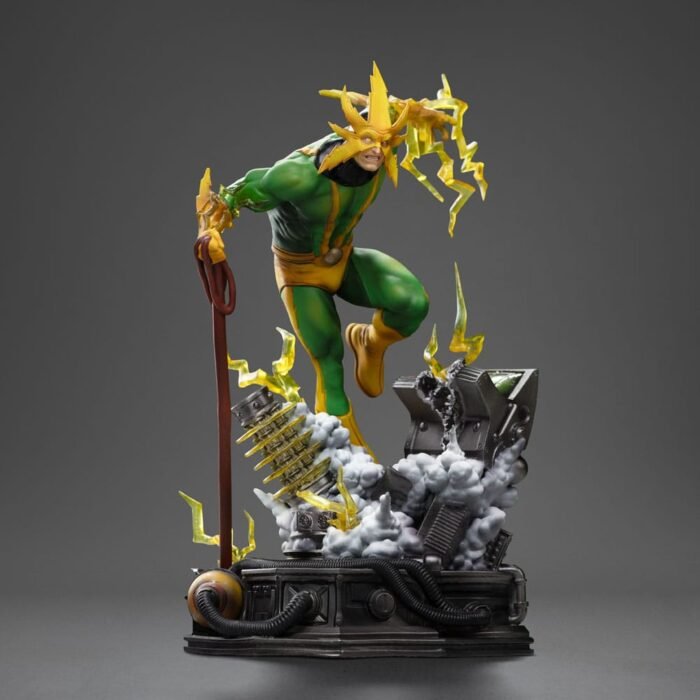 SPIDER-MAN VS. VILLAINS ESTATUA 110 DIORAMA BDS ART SCALE ELECTRO 25 CM IRON STUDIOS 1