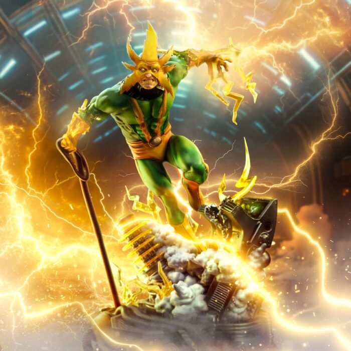 SPIDER-MAN VS. VILLAINS ESTATUA 1/10 DIORAMA BDS ART SCALE ELECTRO 25 CM IRON STUDIOS - Imagen 14