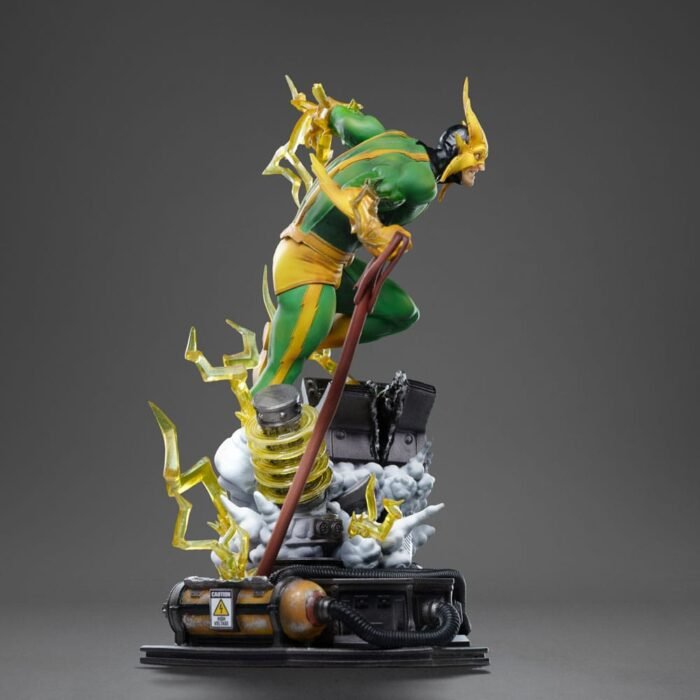 SPIDER-MAN VS. VILLAINS ESTATUA 1/10 DIORAMA BDS ART SCALE ELECTRO 25 CM IRON STUDIOS - Imagen 3