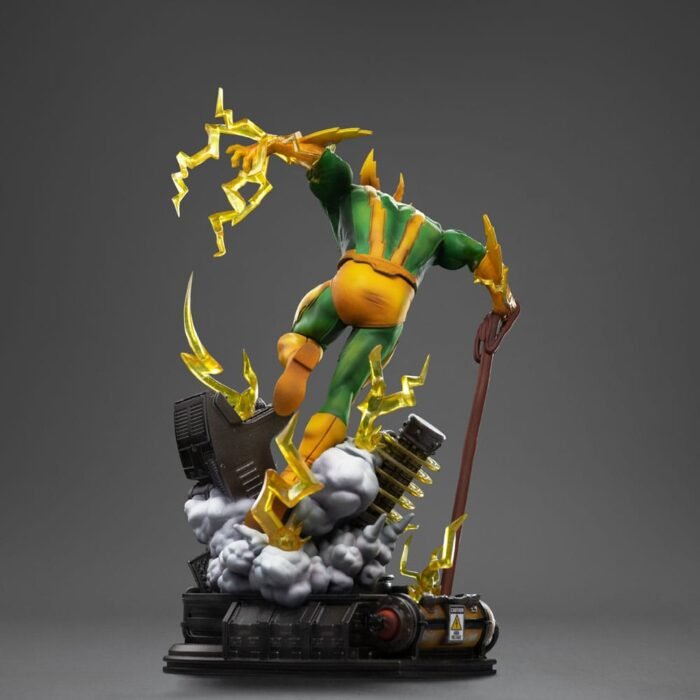 SPIDER-MAN VS. VILLAINS ESTATUA 110 DIORAMA BDS ART SCALE ELECTRO 25 CM IRON STUDIOS 3