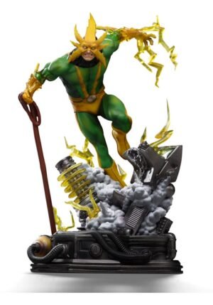 SPIDER-MAN VS. VILLAINS ESTATUA 110 DIORAMA BDS ART SCALE ELECTRO 25 CM IRON STUDIOS