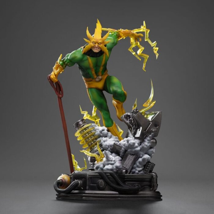 SPIDER-MAN VS. VILLAINS ESTATUA 1/10 DIORAMA BDS ART SCALE ELECTRO 25 CM IRON STUDIOS - Imagen 5