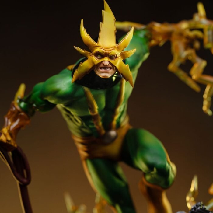SPIDER-MAN VS. VILLAINS ESTATUA 110 DIORAMA BDS ART SCALE ELECTRO 25 CM IRON STUDIOS 5