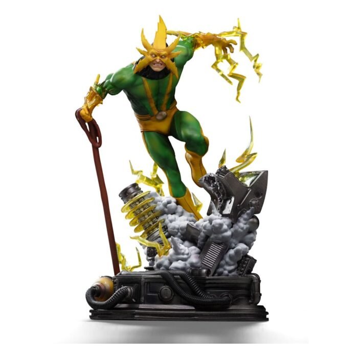 SPIDER-MAN VS. VILLAINS ESTATUA 110 DIORAMA BDS ART SCALE ELECTRO 25 CM IRON STUDIOS