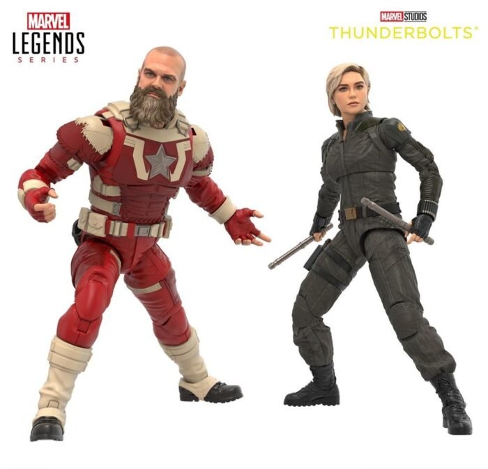 YELENA BELOVA & RED GUARDIAN MARVEL STUDIOS THUNDERBOLTS MARVEL LEGENDS SERIES HASBRO 1