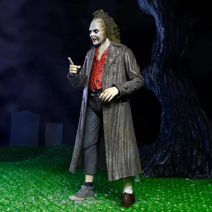 ULTIMATE BEETLEJUICE TOUR GUIDE THE BIO-EXORCIST 18 CM SCALE ACTION BEETLEJUICE 1988 - Imagen 6