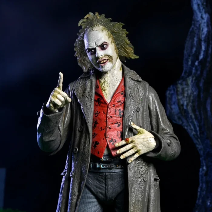 ULTIMATE BEETLEJUICE TOUR GUIDE THE BIO-EXORCIST 18 CM SCALE ACTION BEETLEJUICE 1988 - Imagen 7