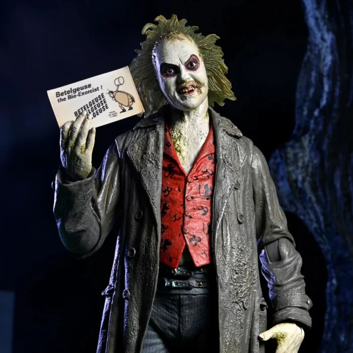 ULTIMATE BEETLEJUICE TOUR GUIDE THE BIO-EXORCIST 18 CM SCALE ACTION BEETLEJUICE 1988 - Imagen 8