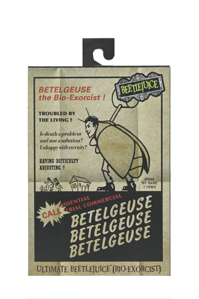 ULTIMATE BEETLEJUICE TOUR GUIDE THE BIO-EXORCIST 18 CM SCALE ACTION BEETLEJUICE 1988