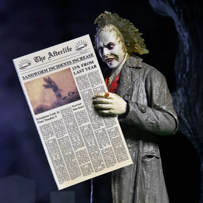 ULTIMATE BEETLEJUICE TOUR GUIDE THE BIO-EXORCIST 18 CM SCALE ACTION BEETLEJUICE 1988 9