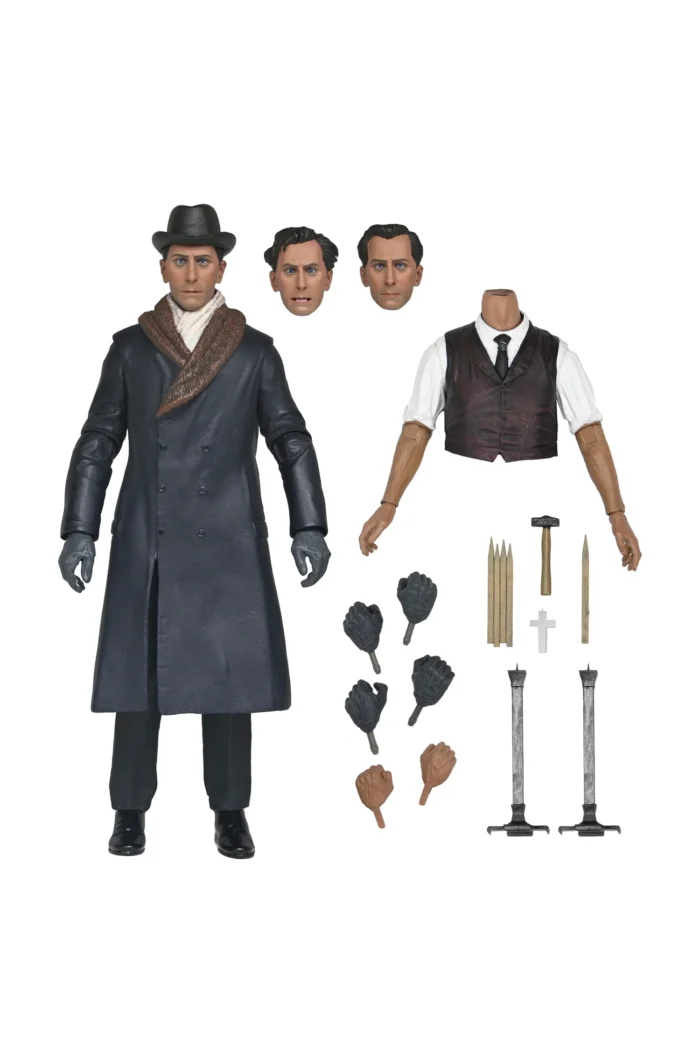 VAN HELSING SCALE ACTION HAMMER FILMS HORROR OF DRACULA 1958 NECA 11