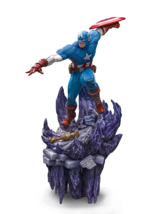 CAPTAIN AMERICA DELUXE INFINITY GAUNTLET BDS ART SCALE 110 IRON STUDIOS