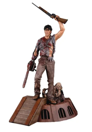 EL EJERCITO DE LAS TINIEBLAS ESTATUA 110 ASH WILLIAMS 28 CM SYNDICATE COLLECTIBLES