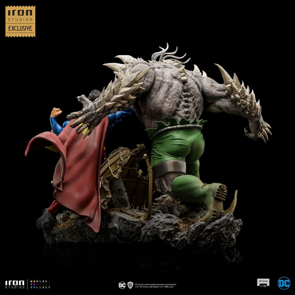 DC COMICS ESTATUA 1/10 BDS ART SCALE SUPERMAN VS DOOMSDAY heo EU EXCLUSIVE 30 CM IRON STUDIOS - Imagen 13