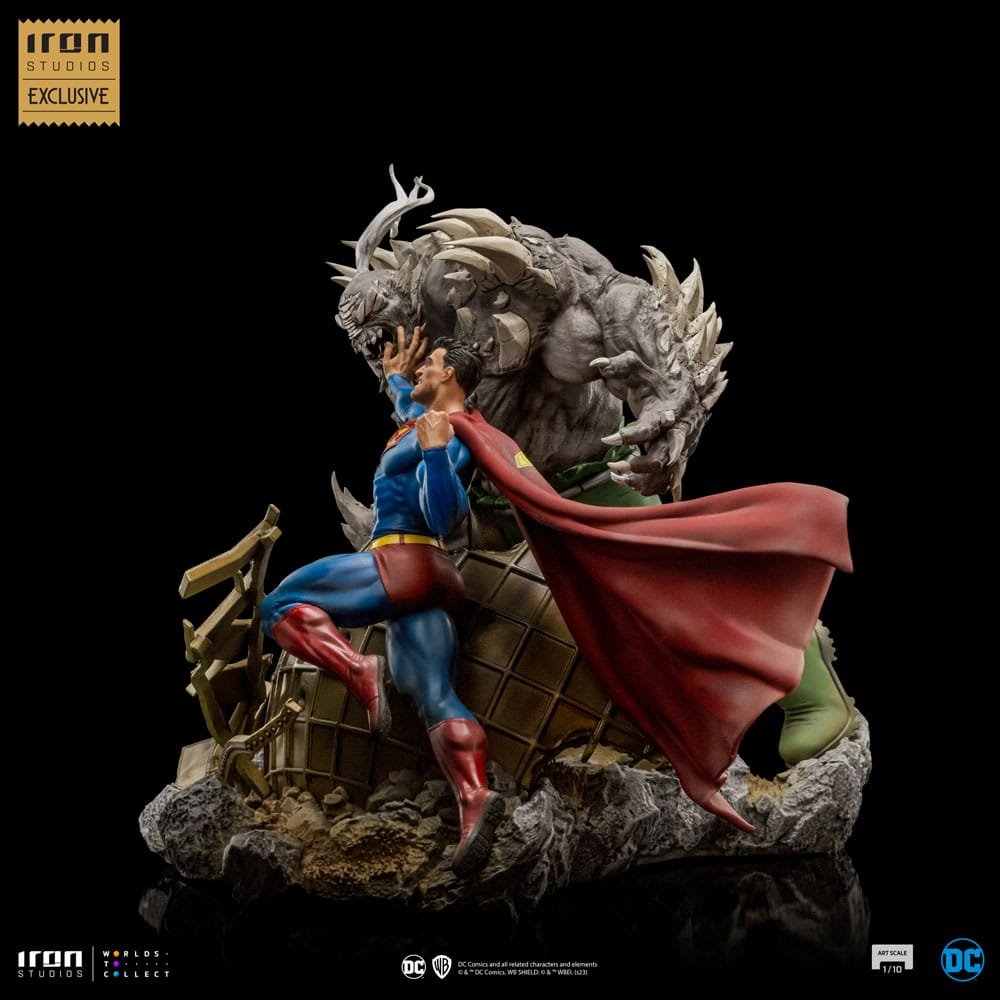 DC COMICS ESTATUA 1/10 BDS ART SCALE SUPERMAN VS DOOMSDAY heo EU EXCLUSIVE 30 CM IRON STUDIOS - Imagen 5