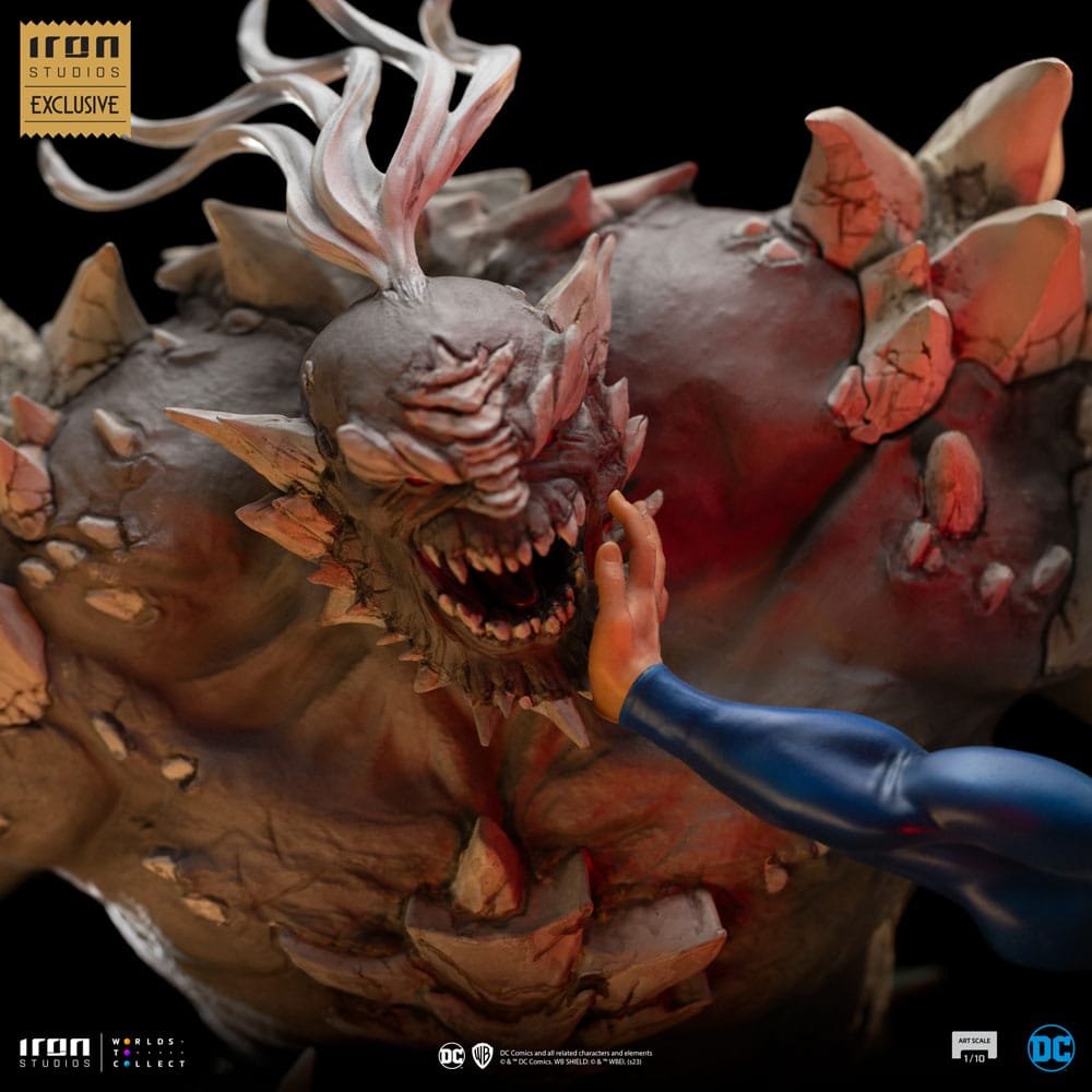 DC COMICS ESTATUA 1/10 BDS ART SCALE SUPERMAN VS DOOMSDAY heo EU EXCLUSIVE 30 CM IRON STUDIOS - Imagen 7