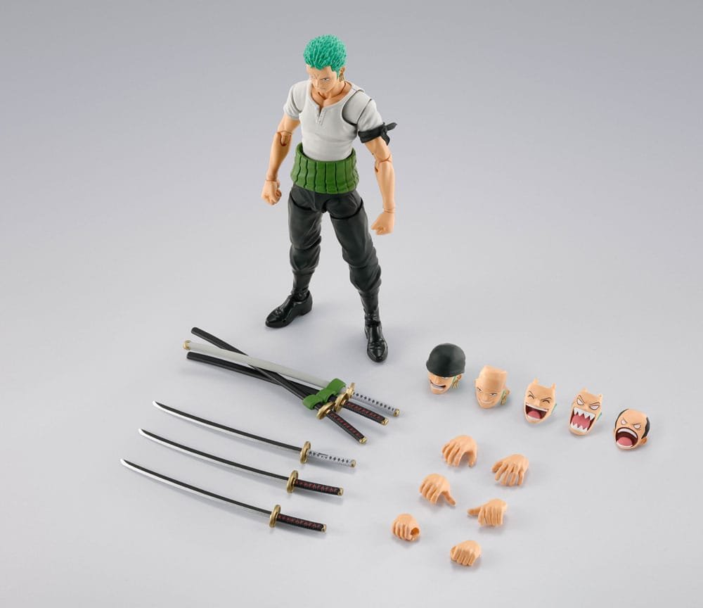 RORONOA ZORO ROMANCE DAWN ONE PIECE S.H.FIGUARTS - Imagen 7