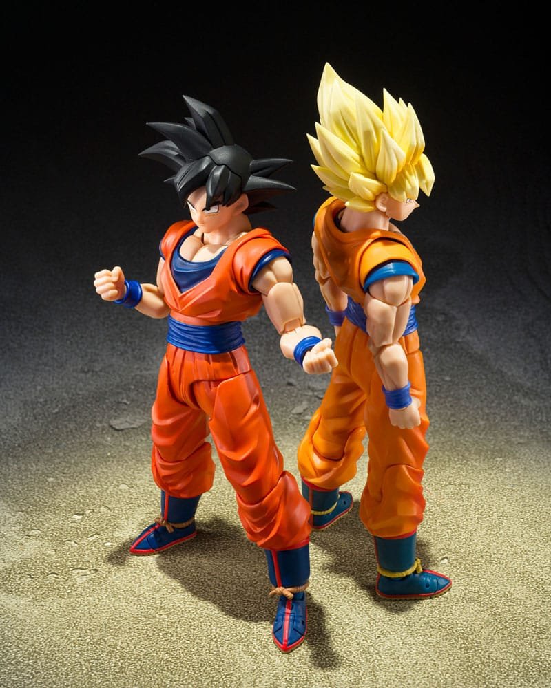 SON GOKU (THE KIND-HEARTED SAIYAN) DRAGON BALL Z SH FIGUARTS - Imagen 7