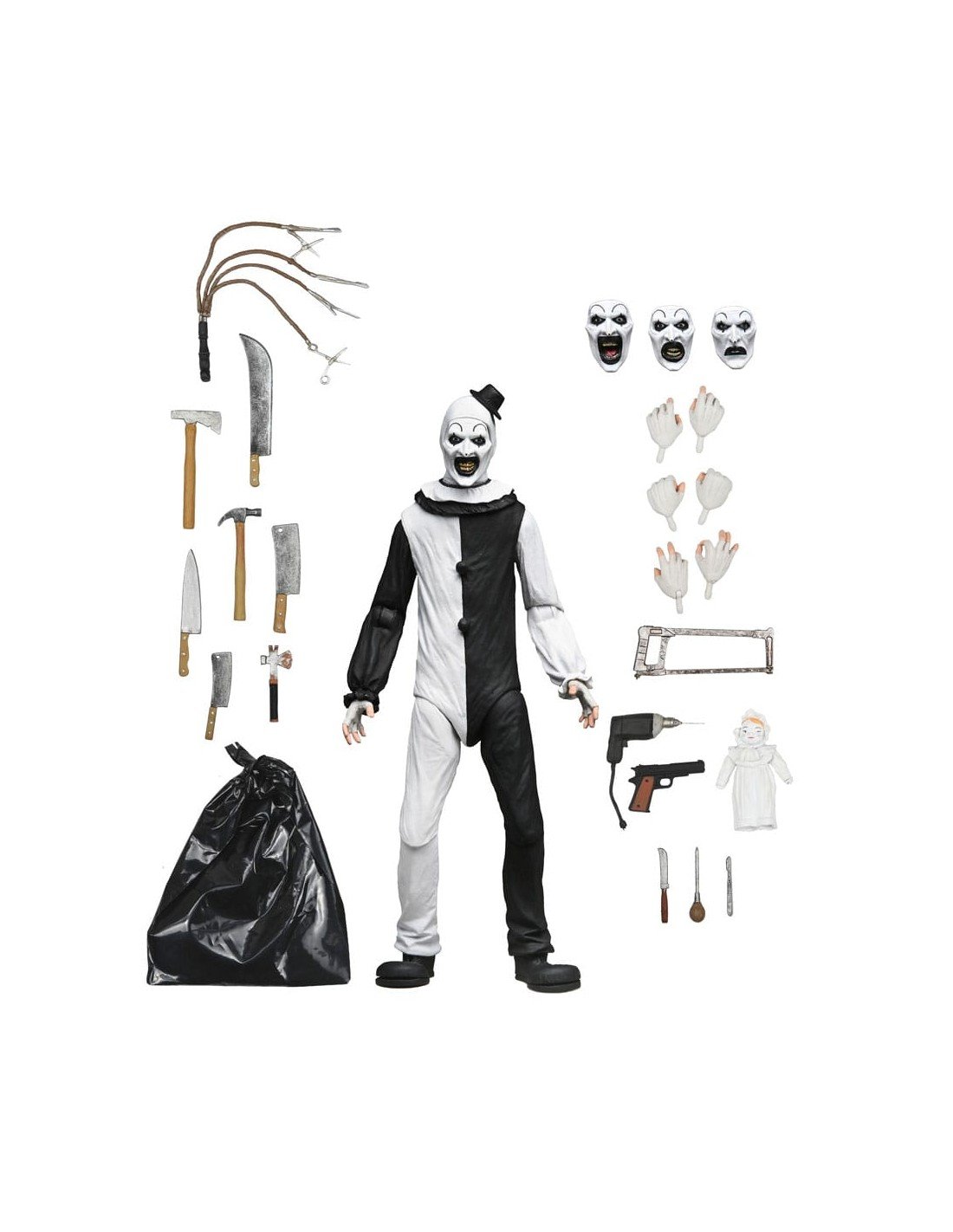 ULTIMATE ART THE CLOWN TERRIFIER NECA - Imagen 2