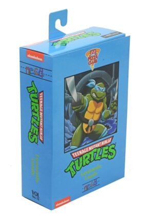 ULTIMATE LEONARDO VHS SCALE ACTION FIG. 18 CM TEENAGE MUTANT NINJA TURTLES CARTOON