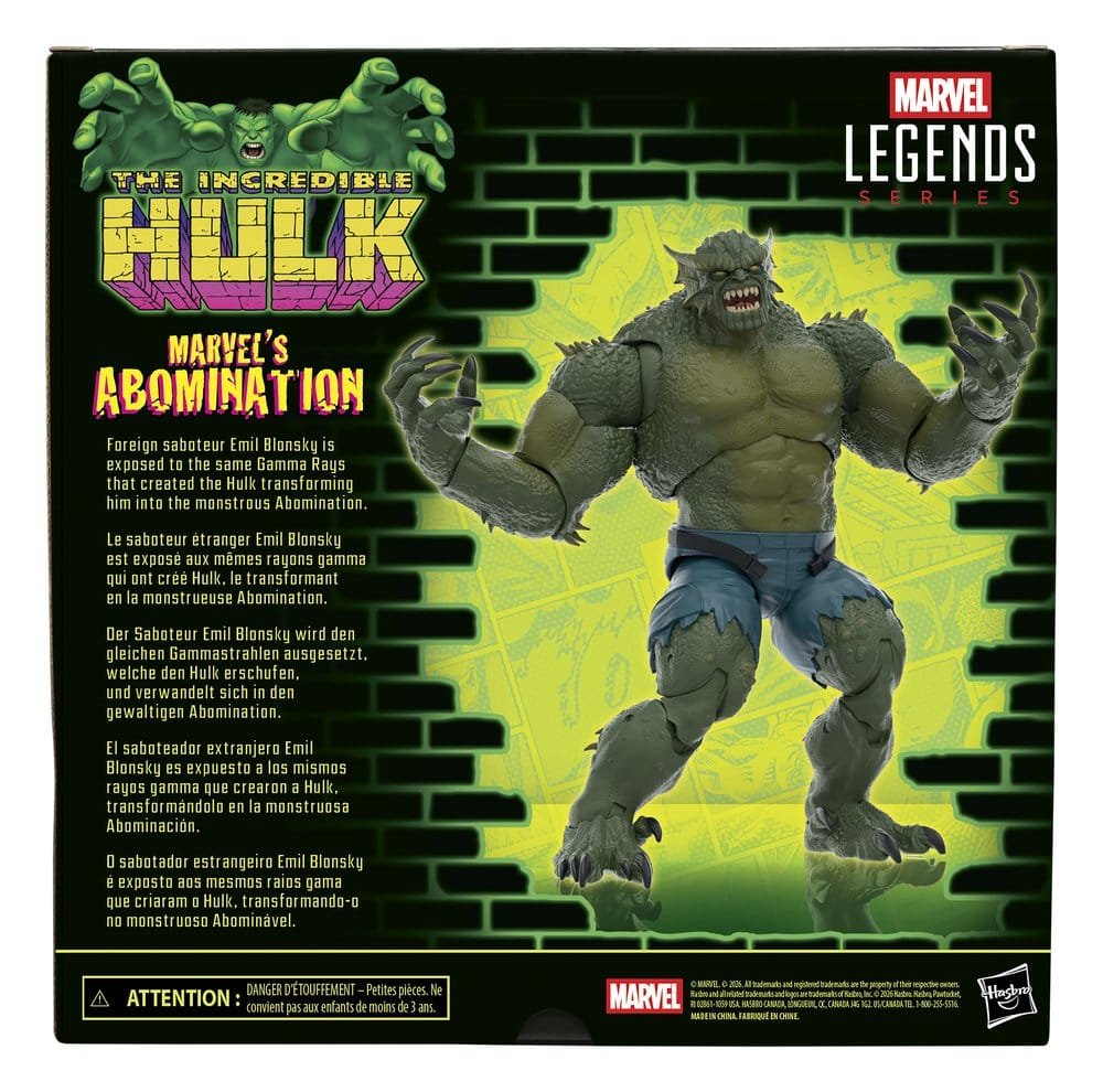 Abomination The Incredible Hulk Marvel Legends Series Hasbro 8