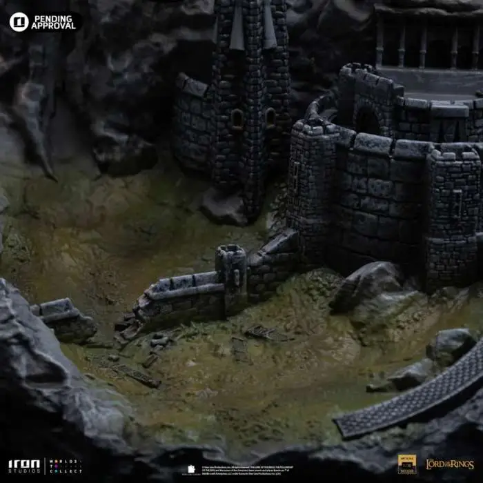 El Señor De Los Anillos Gandalf El Blanco En Shadowfax Estatua Exclusiva CCXP 110 Iron Studios 5