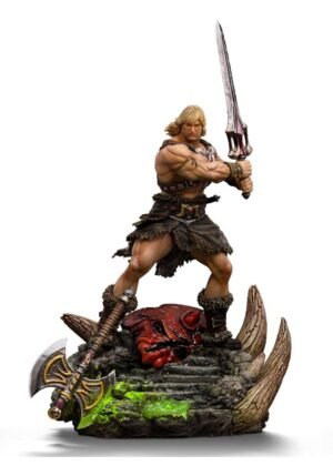 Masters of the Universe Estatua 110 Deluxe Art Scale He-Man Unleashed 34 cm Iron Studios
