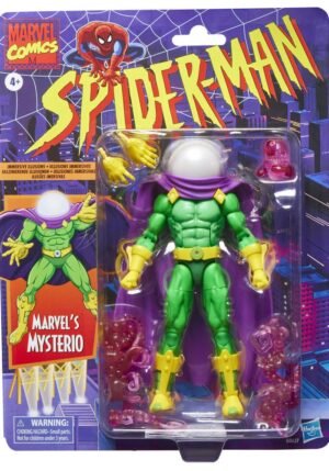 Mysterio Spider-Man Retro Marvel Legends Series Hasbro