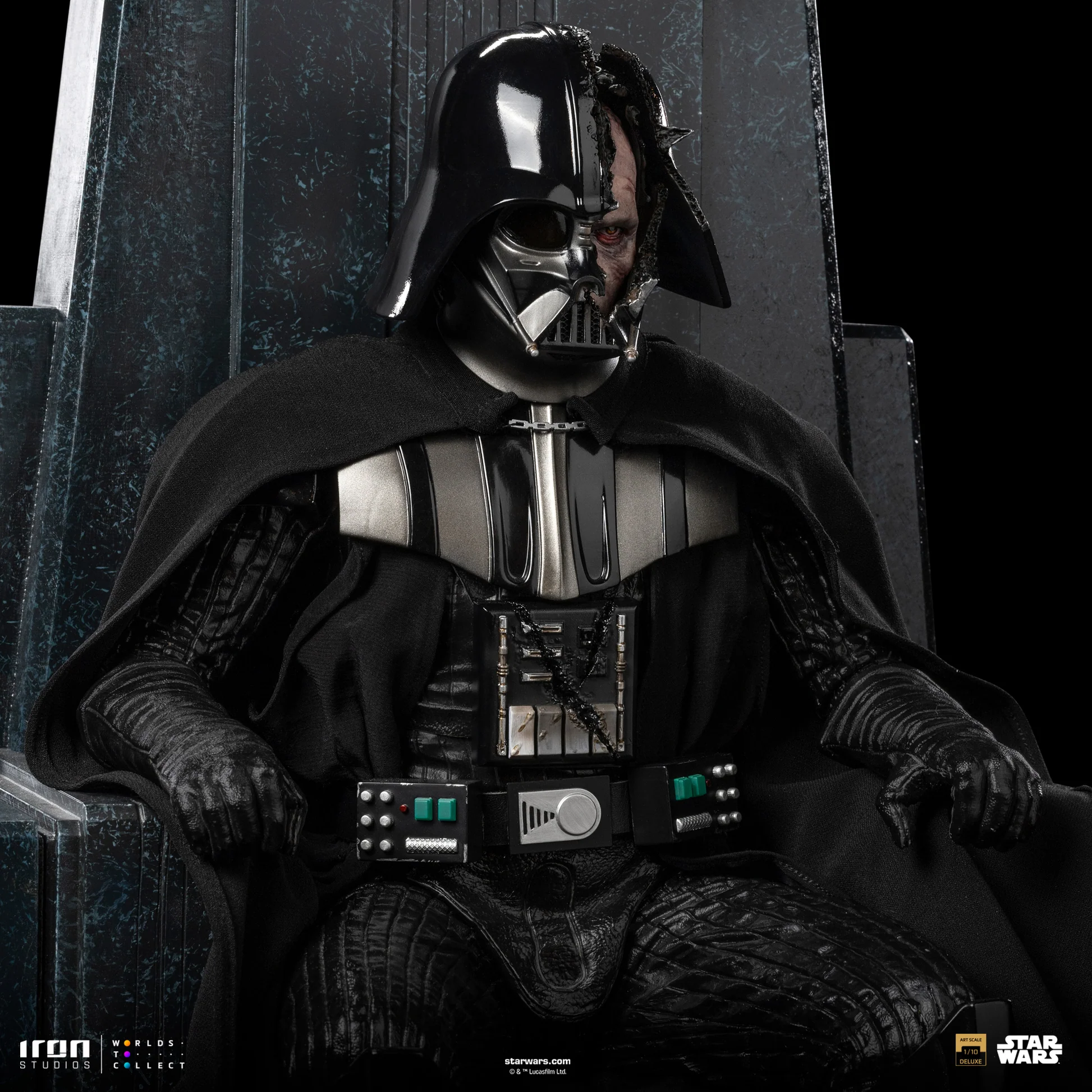 Darth Vader On Throne Star Wars Art Scale 110 Iron Studios 12