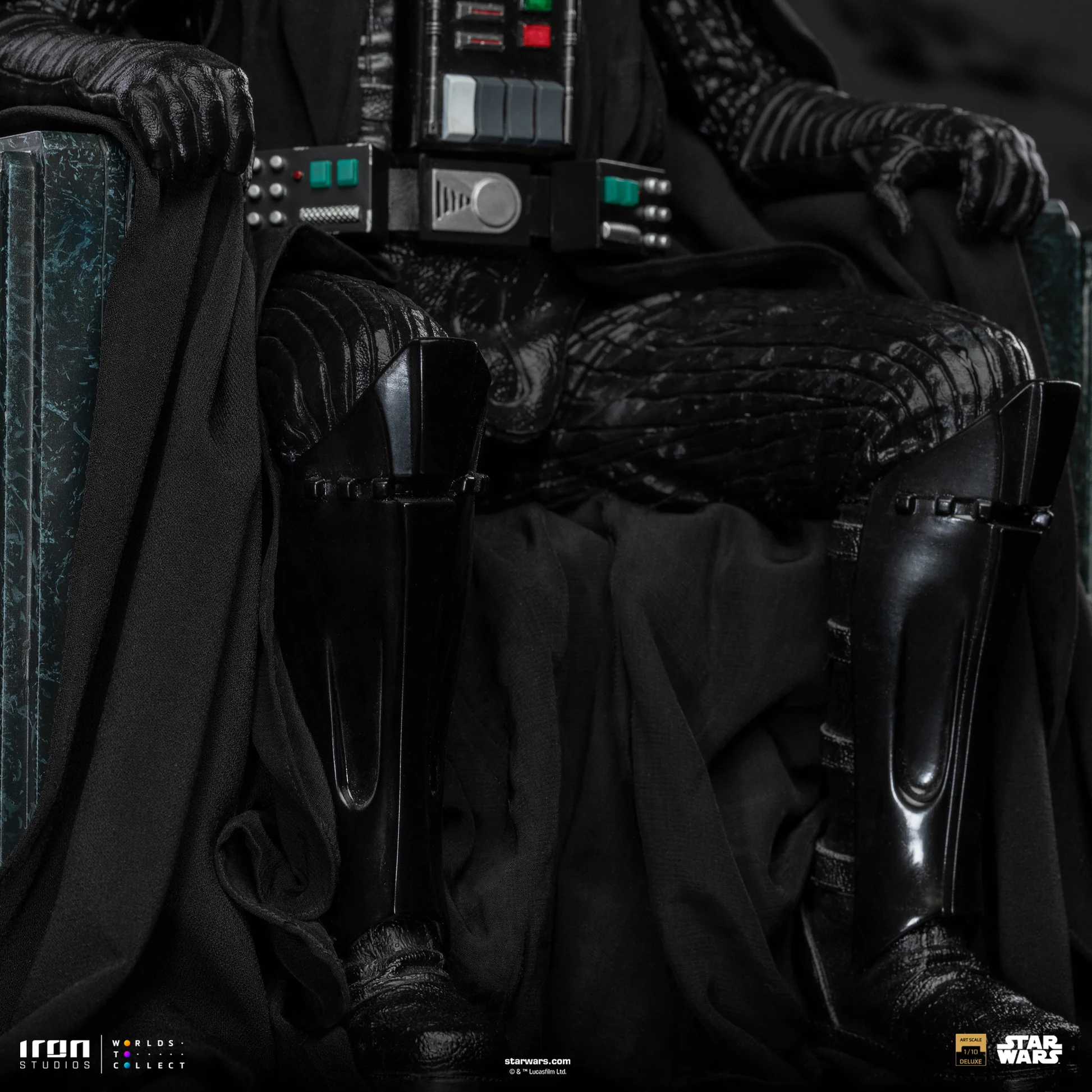 Darth Vader On Throne Star Wars Art Scale 1/10 Iron Studios - Imagen 14