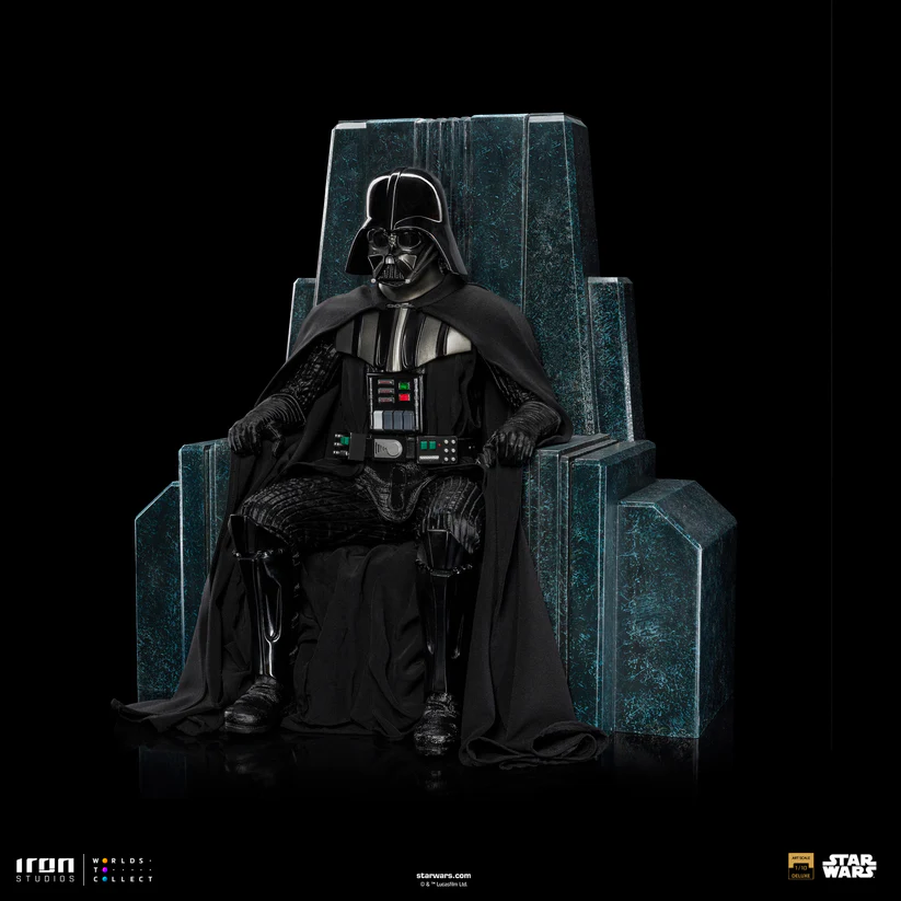 Darth Vader On Throne Star Wars Art Scale 1/10 Iron Studios - Imagen 3