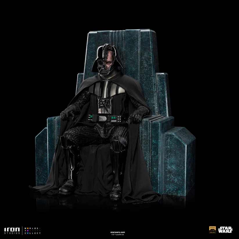 Darth Vader On Throne Star Wars Art Scale 110 Iron Studios 3