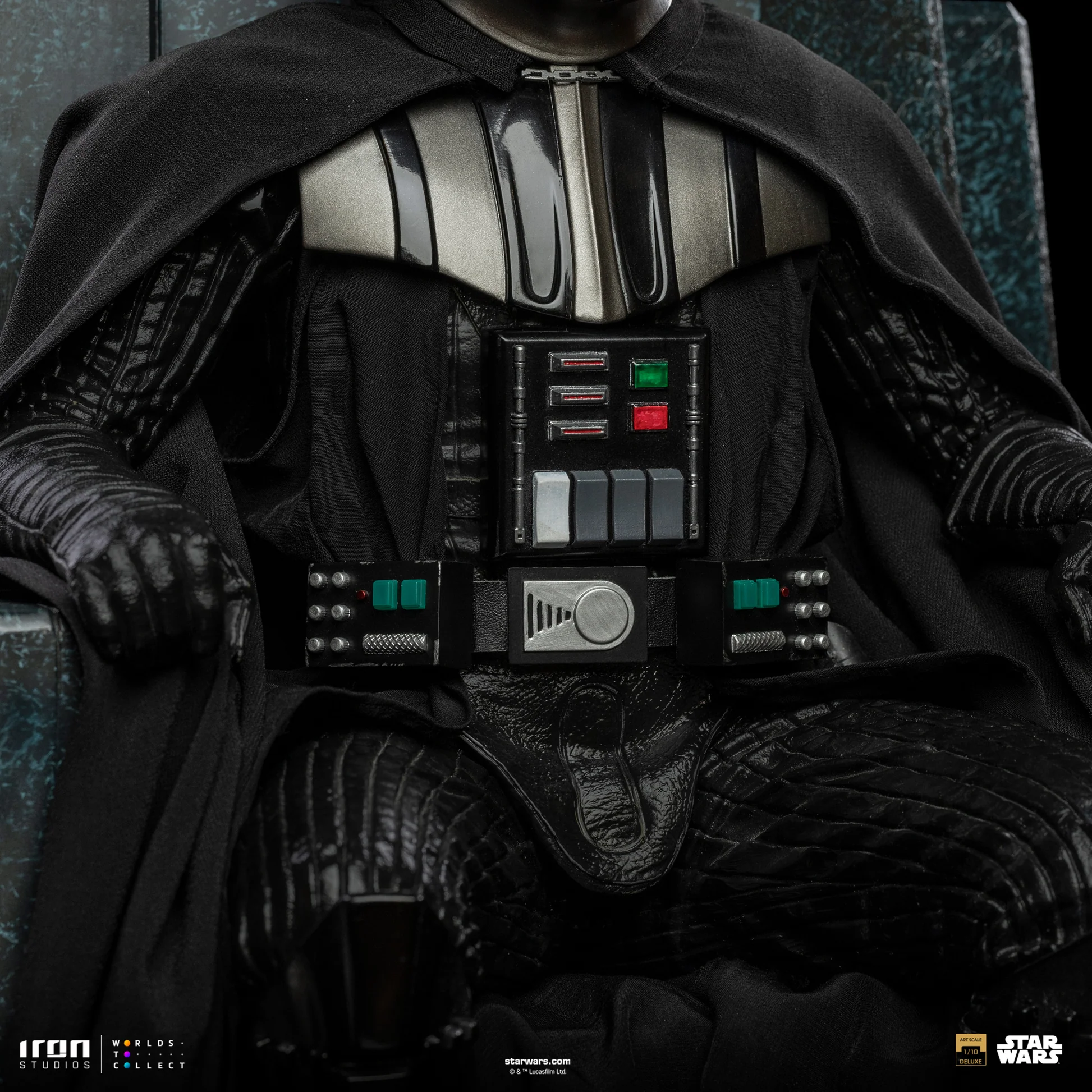 Darth Vader On Throne Star Wars Art Scale 110 Iron Studios 8