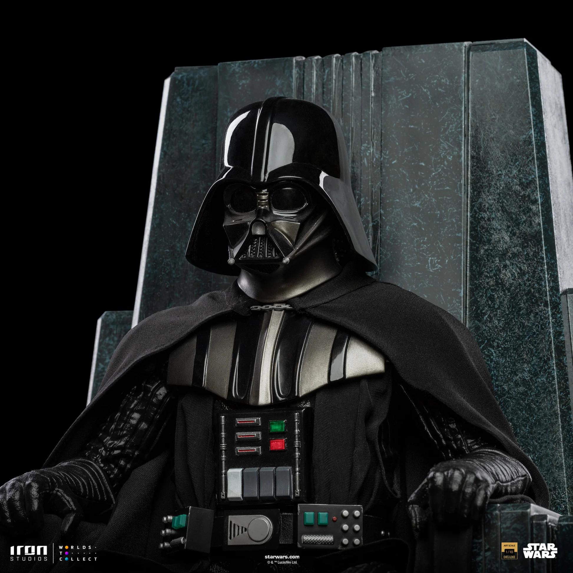 Darth Vader On Throne Star Wars Art Scale 110 Iron Studios 9