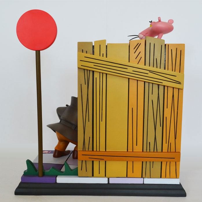 La pantera rosa (película de 1963) Estatua Pink Panther & The Inspector 41 cm - Imagen 4