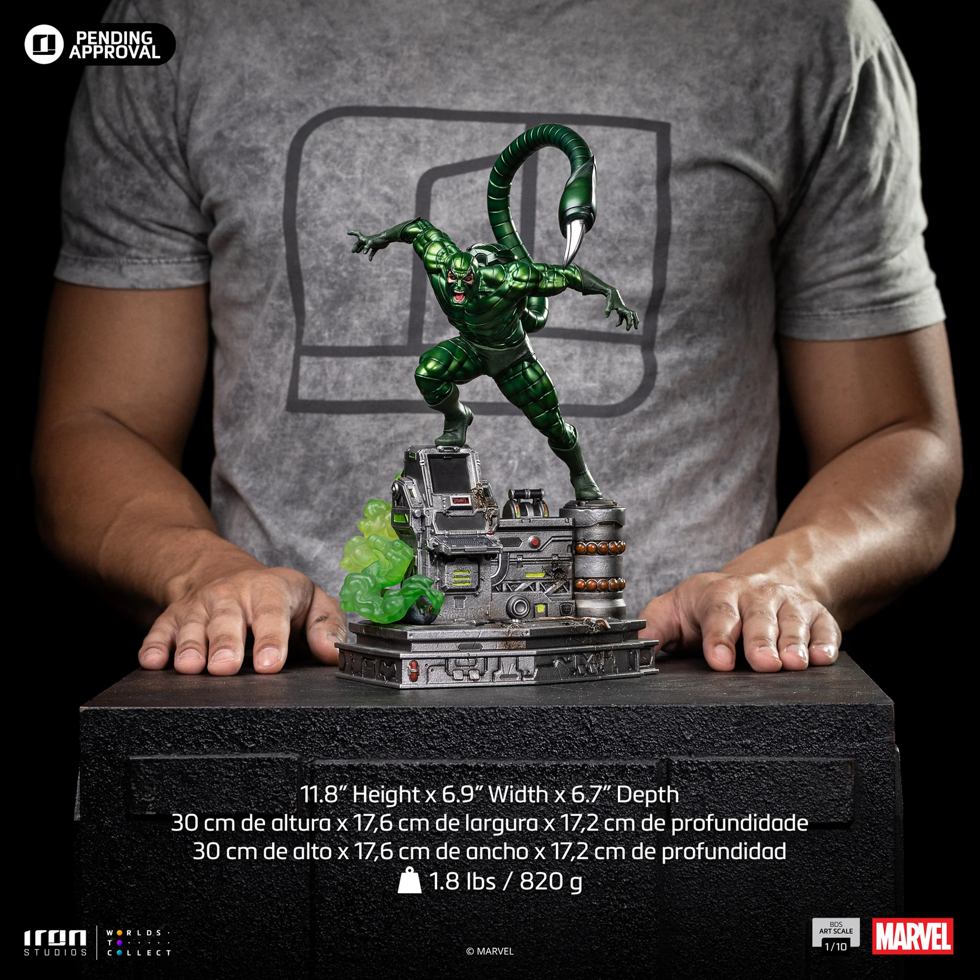 Scorpion Marvel Spider-Man vs Villains Art Scale 1/10 Iron Studios - Imagen 12