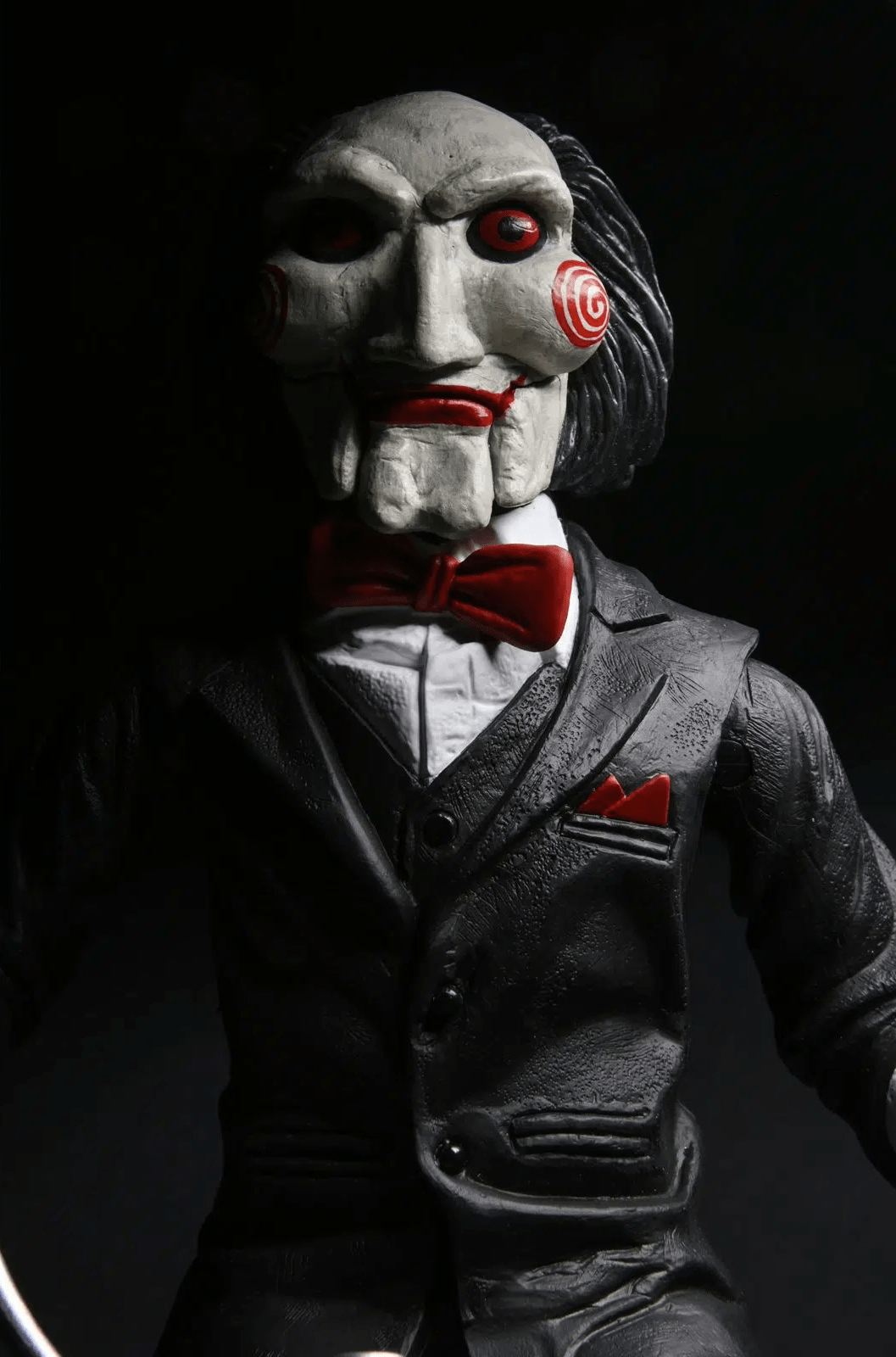ULTIMATE SAW BILLY THE PUPPET RIDING TRICYCLE SOUND 12" NECA - Imagen 11