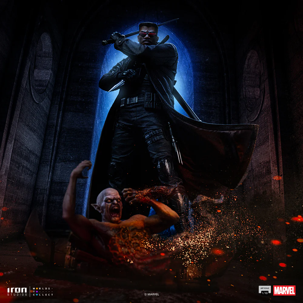 Blade Marvel Comics Estatua 1/10 Art Scale Iron Studios - Imagen 15