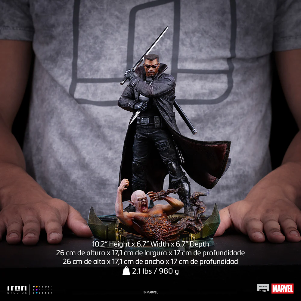 Blade Marvel Comics Estatua 110 Art Scale Iron Studios 21