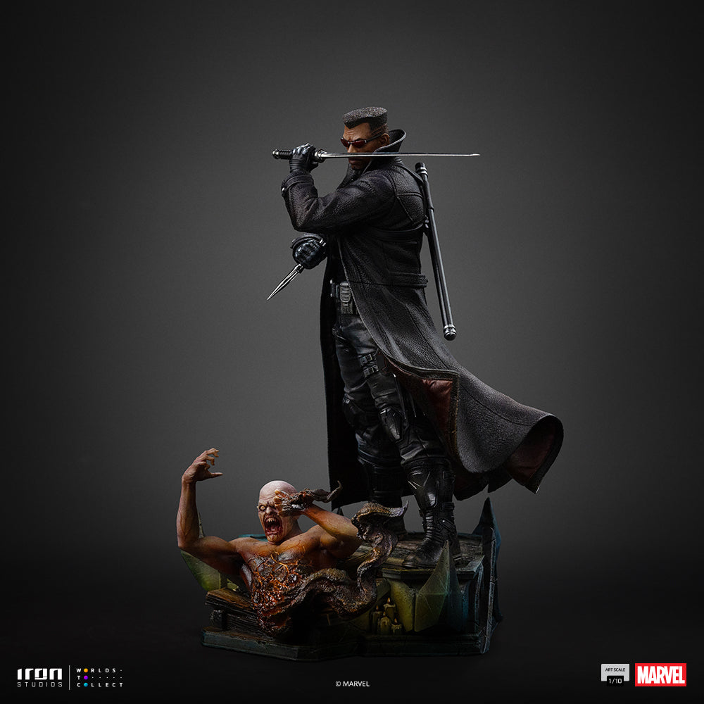 Blade Marvel Comics Estatua 1/10 Art Scale Iron Studios - Imagen 4