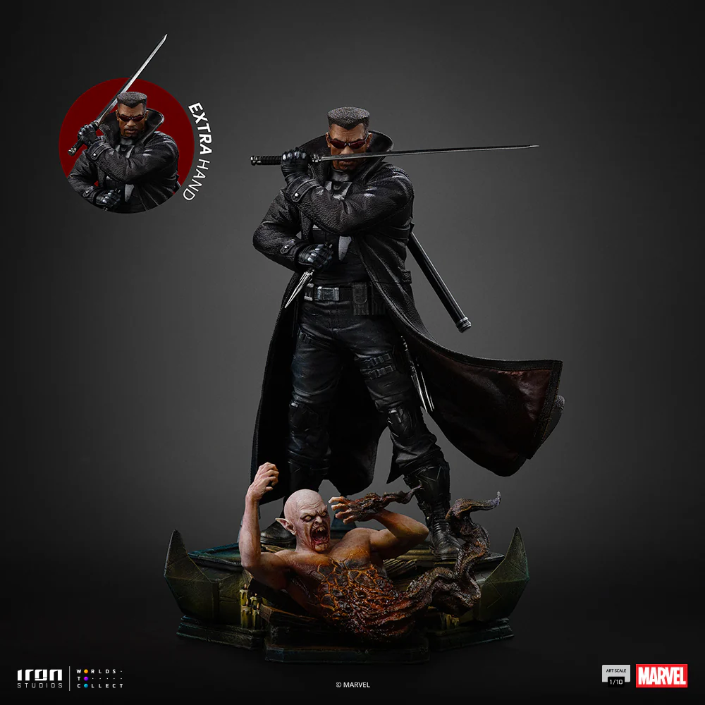 Blade Marvel Comics Estatua 110 Art Scale Iron Studios 7