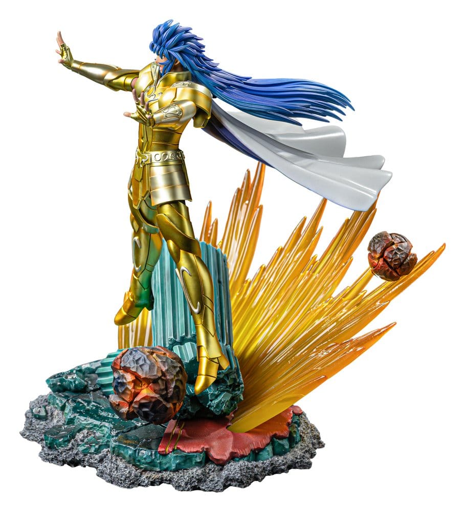Gemini Saga Saint Seiya Estatua 110 Art Scale Iron Studios 3