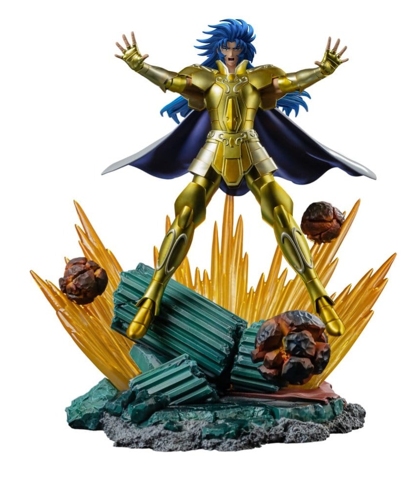 Gemini Saga Saint Seiya Estatua 110 Art Scale Iron Studios