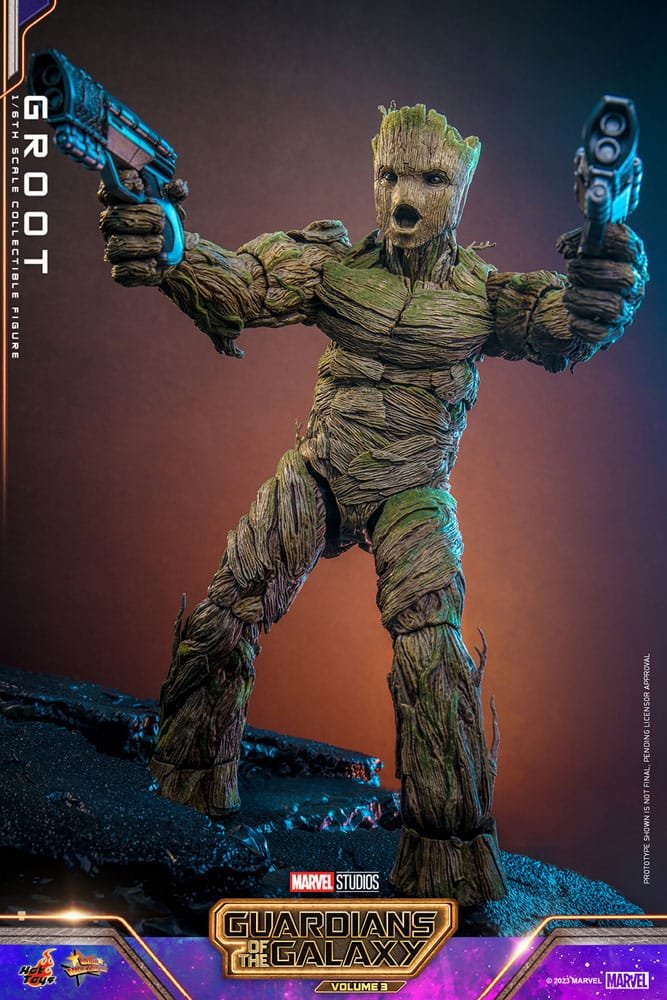 Guardianes de la Galaxia vol. 3 Figura Movie Masterpiece 16 Groot 32 cm Hot Toys 1
