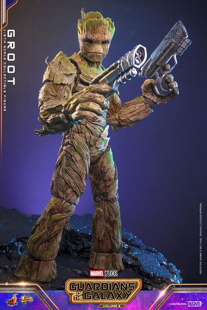Guardianes de la Galaxia vol. 3 Figura Movie Masterpiece 1/6 Groot 32 cm Hot Toys - Imagen 3